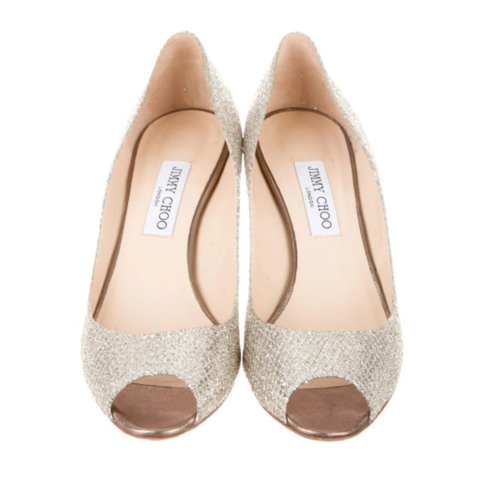 Jimmy Choo Peep Toe Pumps